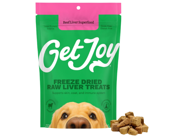 Get Joy Freeze Dried 100% Beef Liver Dog Treats