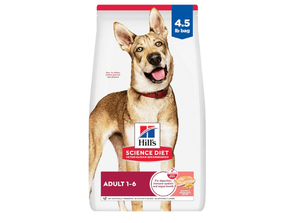 Hill’s Science Diet Adult 1‑6 Dry Dog Food, Salmon & Brown Rice