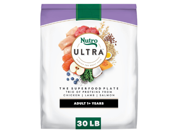 Nutro Ultra Dry Dog Food for Adult Dogs with a Trio of Proteins