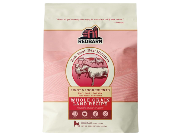 Redbarn Whole Grain Adult Dry Dog Food Kibble Land Beef
