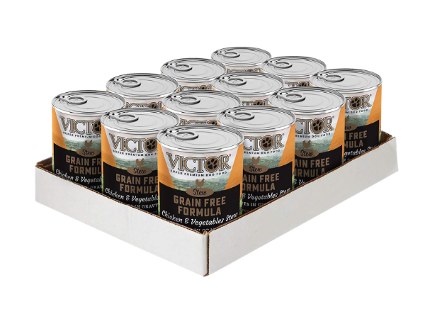 VICTOR Canned Dog Food – Chicken & Vegetables Stew in Gravy